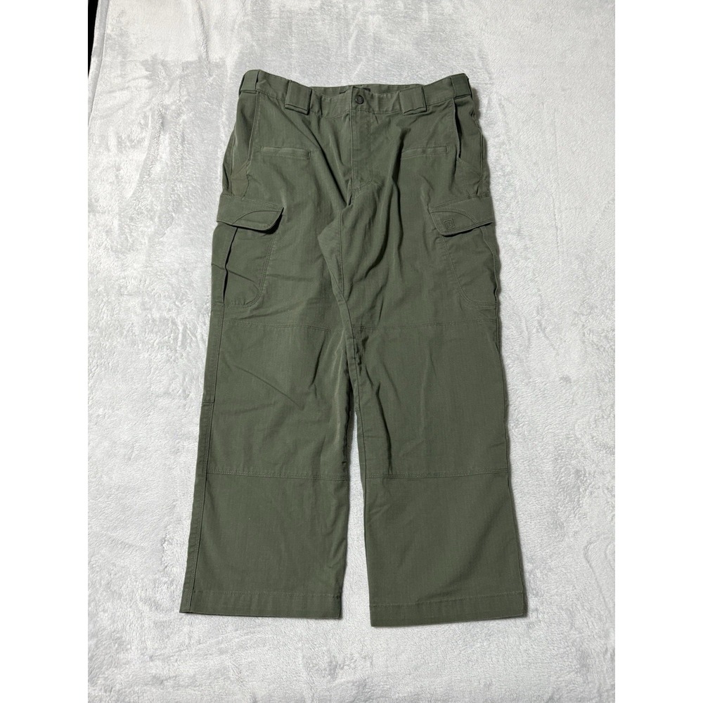 5.11 Tactical Pants Mens 34x27 Green Stryke Cargo Ripstop Workwear Outdoor